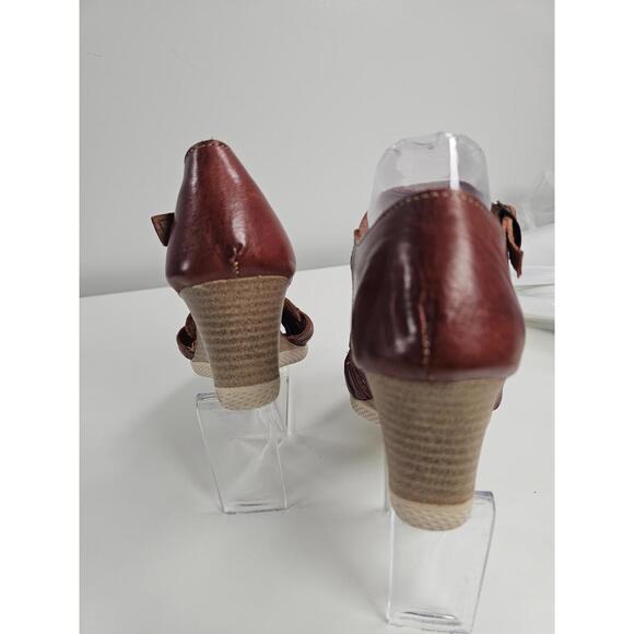 Maya Aunthentic Mexican Wedge Sandals NWOT - Picture 4 of 11